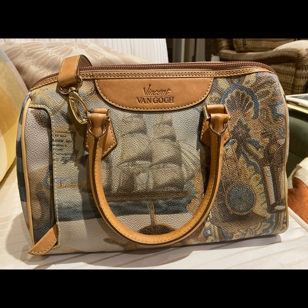 Vincent Van Gogh nautical handbag EUC